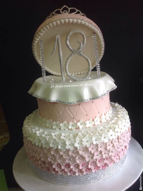 torta 18 anni ragazza elegante